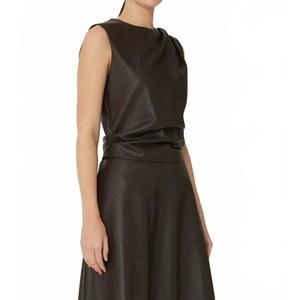 NEW JS71 mina sleeveless top in black